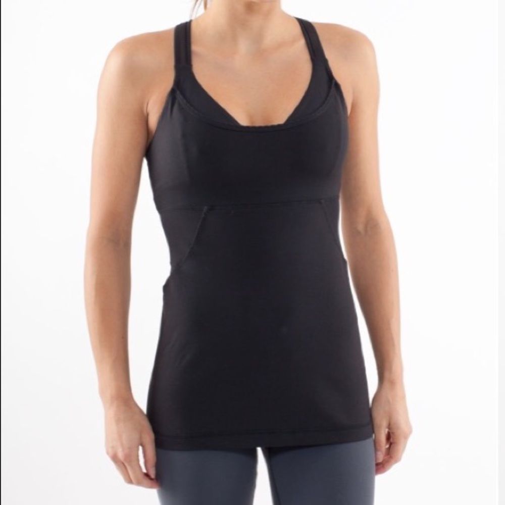 Lululemon Cross My Heart Tank in Black